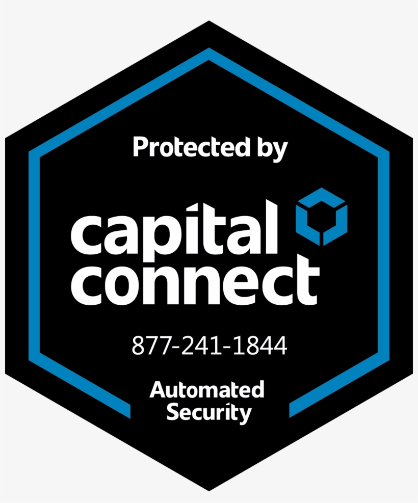 Home Security System Yard Sign - Capital Connect Security, transparent png download