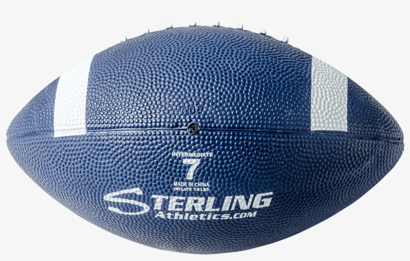Color Rubber Camp Football Navy White - American Football, transparent png download