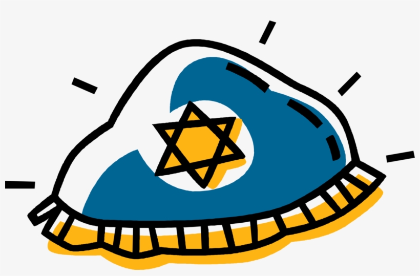Vector Illustration Of Jewish Kippah Kip Yarmulke Cap, transparent png download
