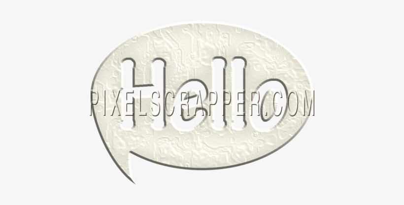 Hola Burbuja Del Discurso - Emblem, transparent png download