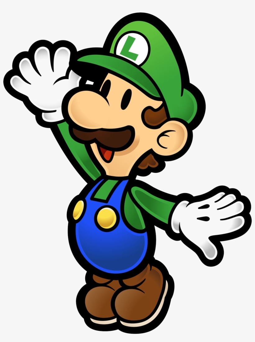 Wordbubble Exhibition - Super Paper Mario Luigi, transparent png download