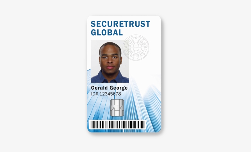 How To Promote Your Brand & Increase Id Badge Security - Datacard Tactile Impression Card, transparent png download