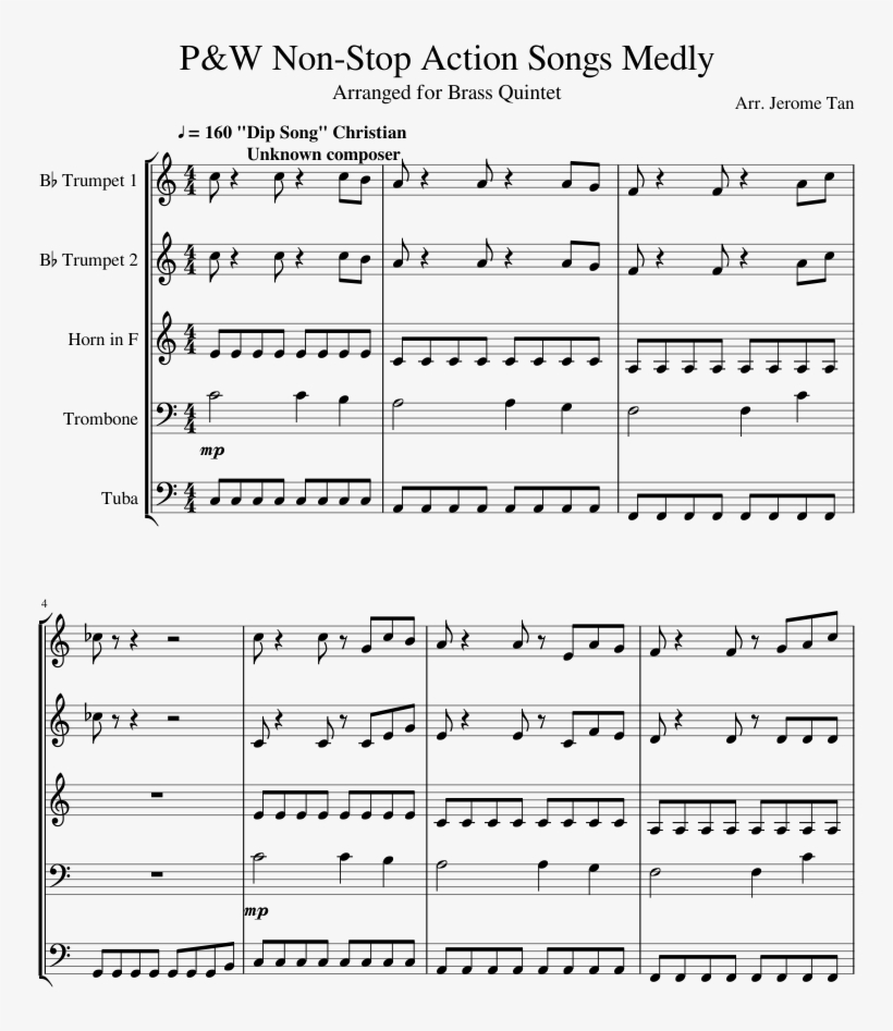 Print - Christian Trumpet Songs, transparent png download