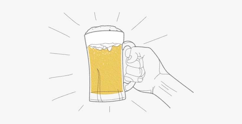 Brinde Cerveja Checkout - Sketch, transparent png download
