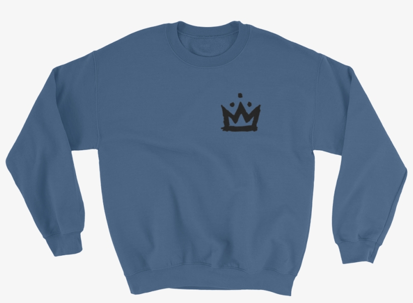 Graffiti Crown Crewneck Sweatshirt - Frenchies Family Sweatshirt, transparent png download