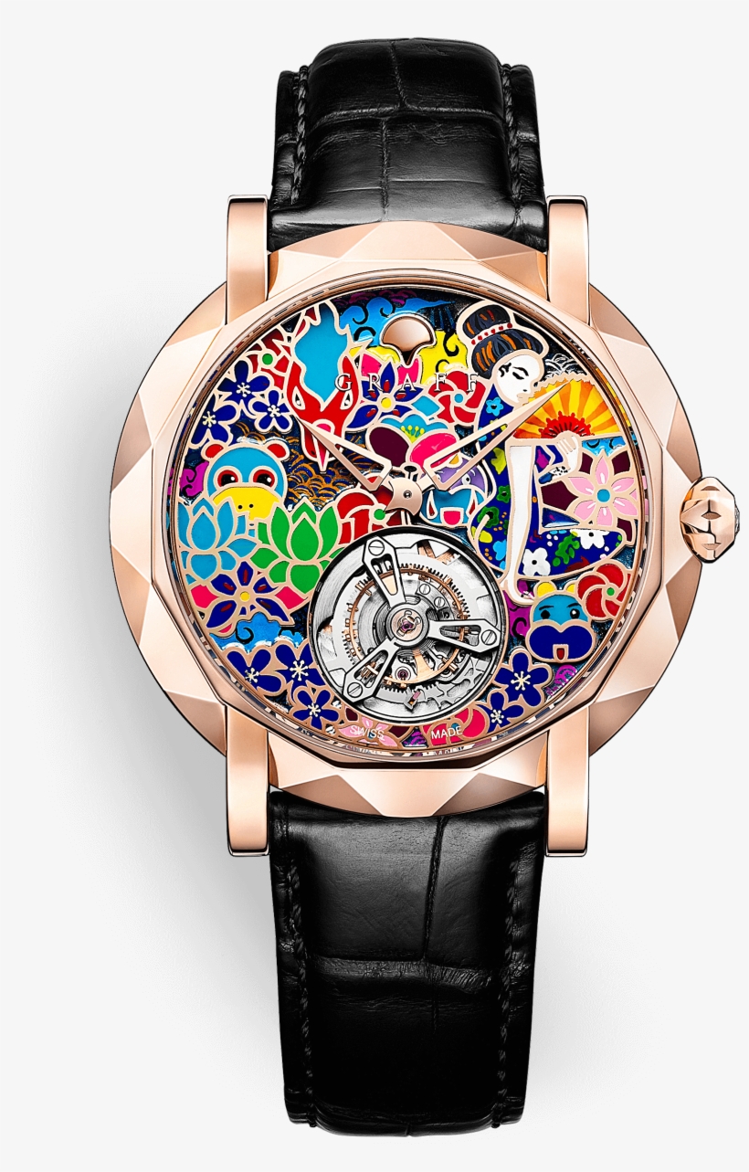 Discover The Métiers D'art Graffiti 43mm, Graffiti - Graff Watch, transparent png download