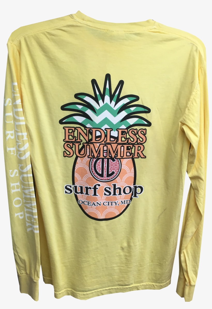 Ocean City Yellow Long Sleeve Tshirt - Ocean City Md Shirt, transparent png download