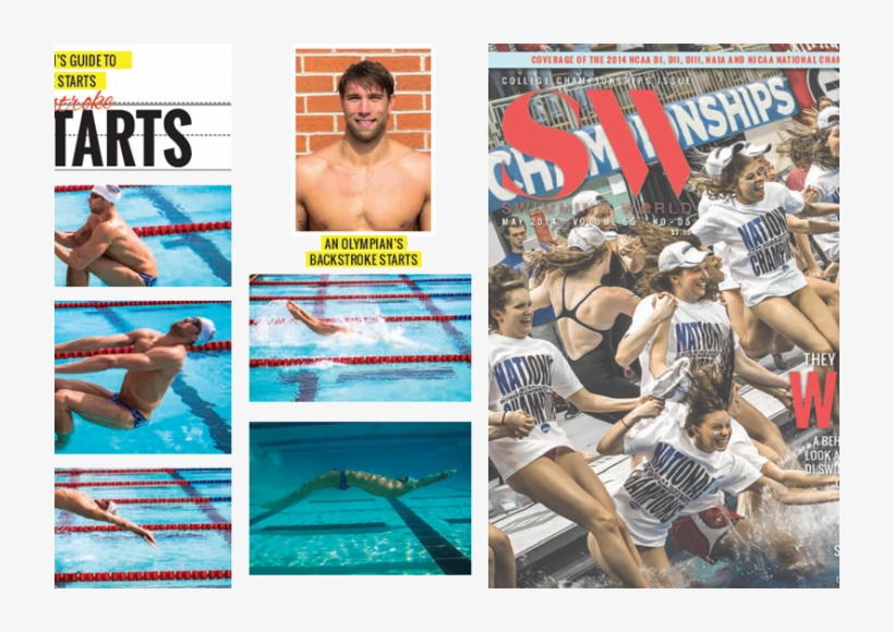 May Sw Magazine An Olympian's Guide To Backstroke Starts - Swimming Pool, transparent png download