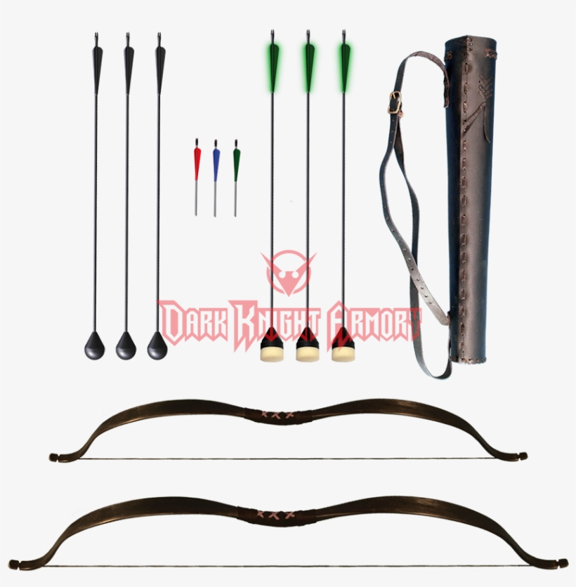 Ready For Battle Bow With Arrows And Quiver - Arrow, transparent png download