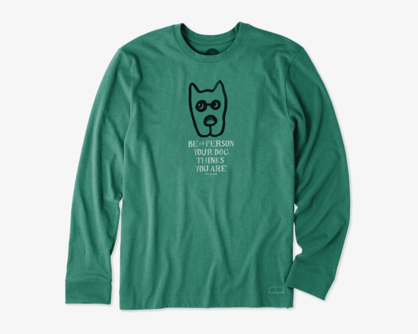 Men's Rocket Message Long Sleeve Crusher Tee - T-shirt, transparent png download
