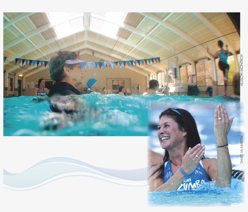 Instructor Tori Gordon Leads Dancers As They Shake, - Swimming Pool, transparent png download