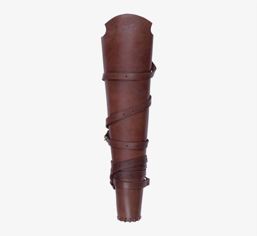 Quiver Made Of Brown Leather With Back Strap - Mittelalter Köcher, transparent png download