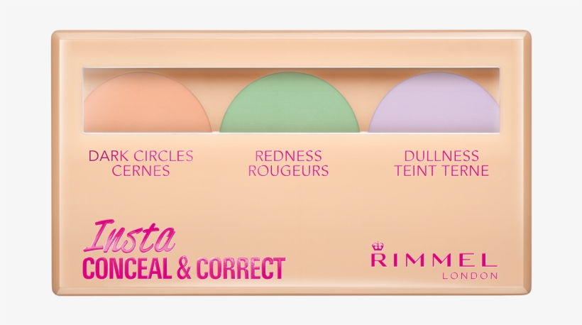 Insta Conceal & Correct Palette - Insta Conceal And Correct Rimmel, transparent png download