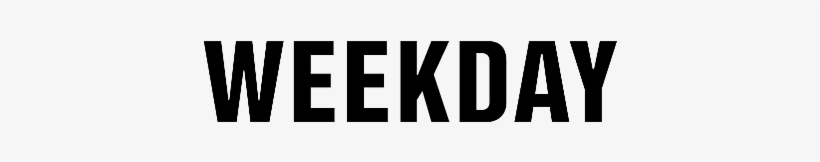 Weekday Brand PNG Image | Transparent PNG Free Download on SeekPNG