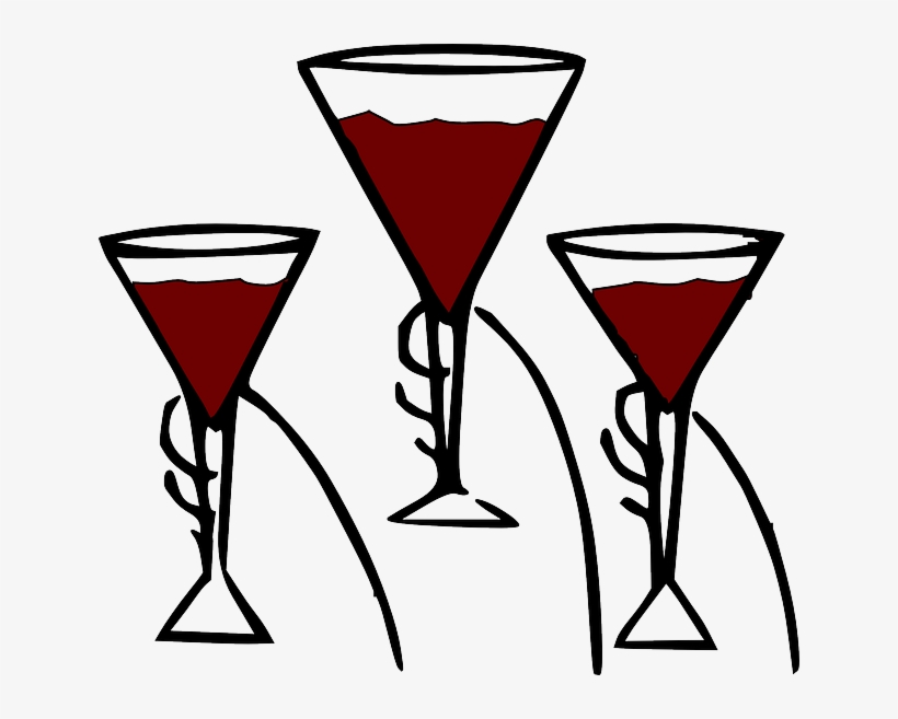 Hand Painted Transparent Glass, Hand, Halo, Red Wine - Drink Wine Vector Png, transparent png download