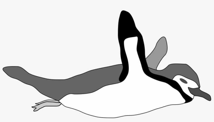 How To Set Use Penguin Swim Clipart - Penguin Dive Transparent Background, transparent png download