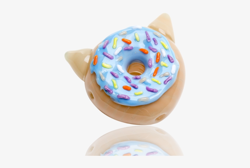 Glazed Donut Kitty Hand Pipe - Unique Item For Weed, transparent png download