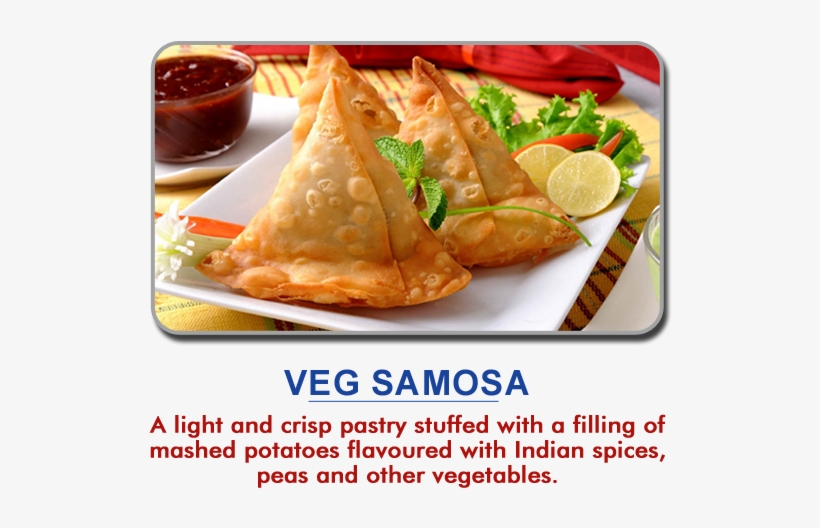 Veg Samosa With Sweet Chilli/green Mint/ - Indian Food Photos Gallery, transparent png download