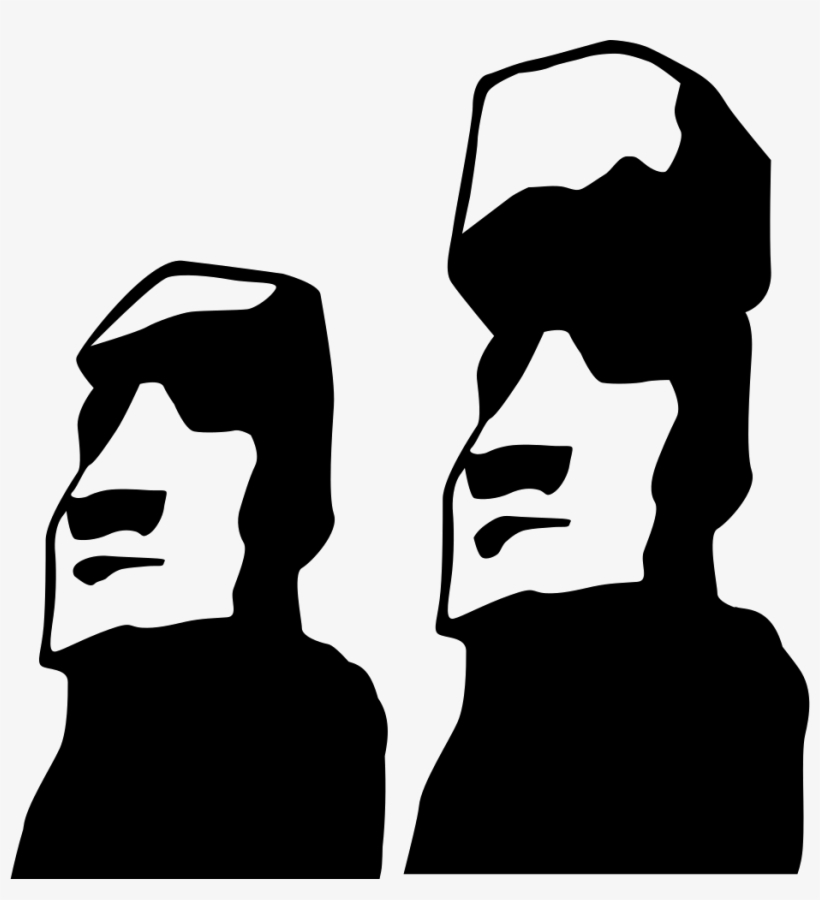 Moai Statues Pascua Island Comments - Women's T-shirts Easter Island Moai, transparent png download