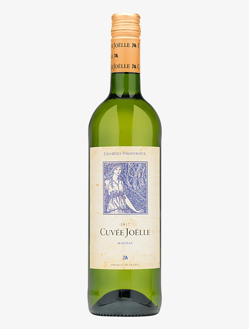 2017 Cuvée Joëlle Mauzac - Glass Bottle, transparent png download