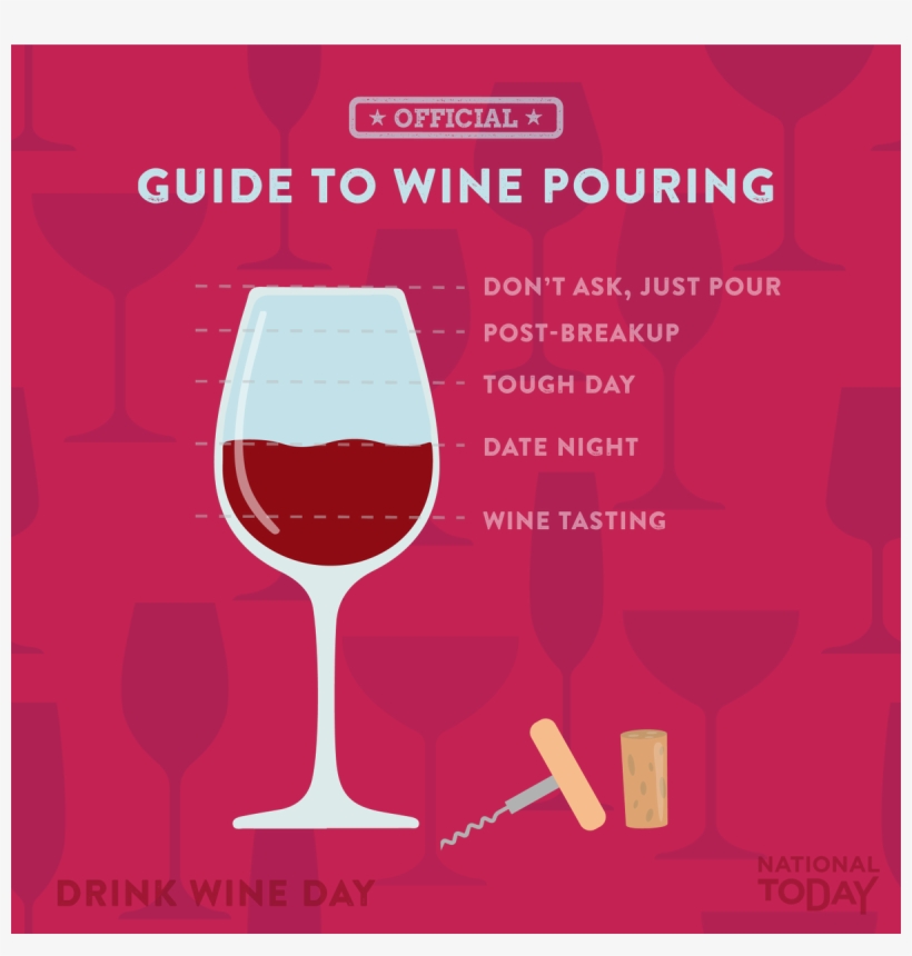 2 Replies 19 Retweets 45 Likes - National Drink Wine Day 2018, transparent png download