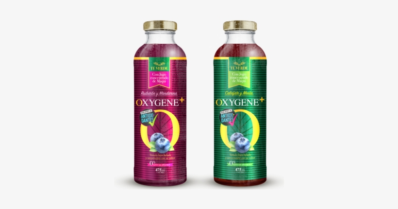 Ice Tea Oxygene Green Tea - Plastic Bottle, transparent png download
