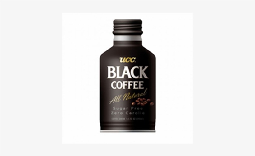 Blackcoffee - Ucc Unsweetened Black Coffee Drink - 9.7 Fl Oz Bottle, transparent png download