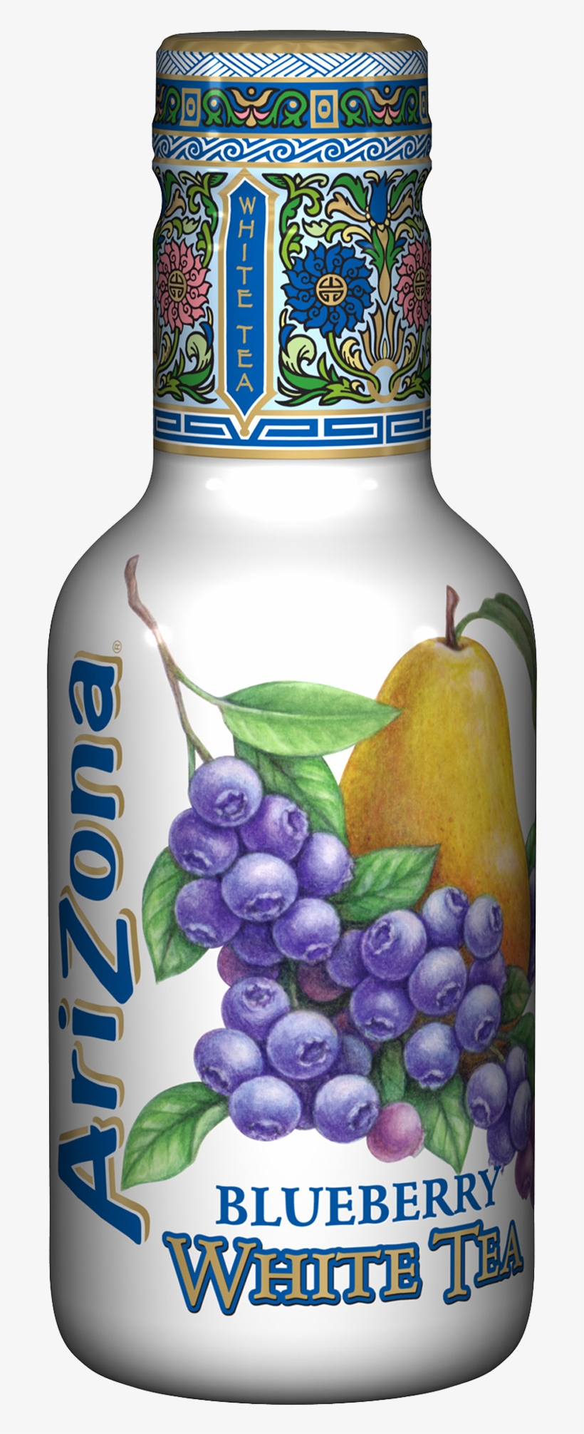 Arizona Iced Tea Blueberry 500ml - Arizona Blueberry White Tea (500ml), transparent png download