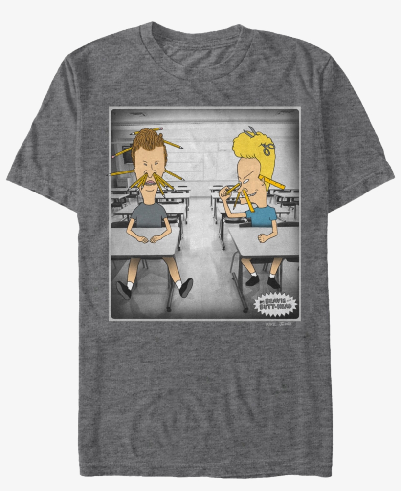 Schools For Learning Beavis And Butt Head T Shirt - T-shirt-beavis-and-butthead-this-rocks, transparent png download
