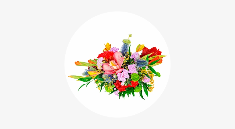 La Flor De Montcada Ramo De Flores - Floral Bouquet Of Orchids, Gladioluses Mug, transparent png download