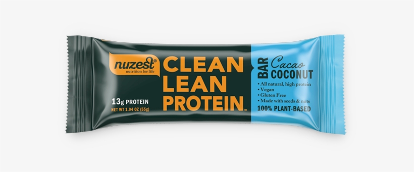 Clean Lean Protein Vegan Protein Bars - Nuzest, transparent png download