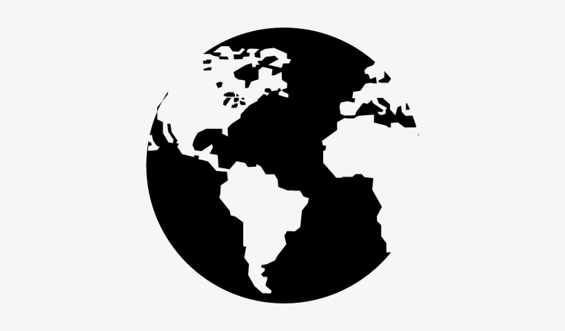 Download Earth With Continents Vector - World Map Icon Vector ...