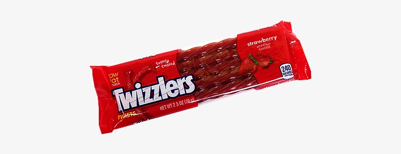 Twizzlers Strawberry Licorice Twists - Twizzlers Strawberry Twists - 2.5 Oz Packet, transparent png download