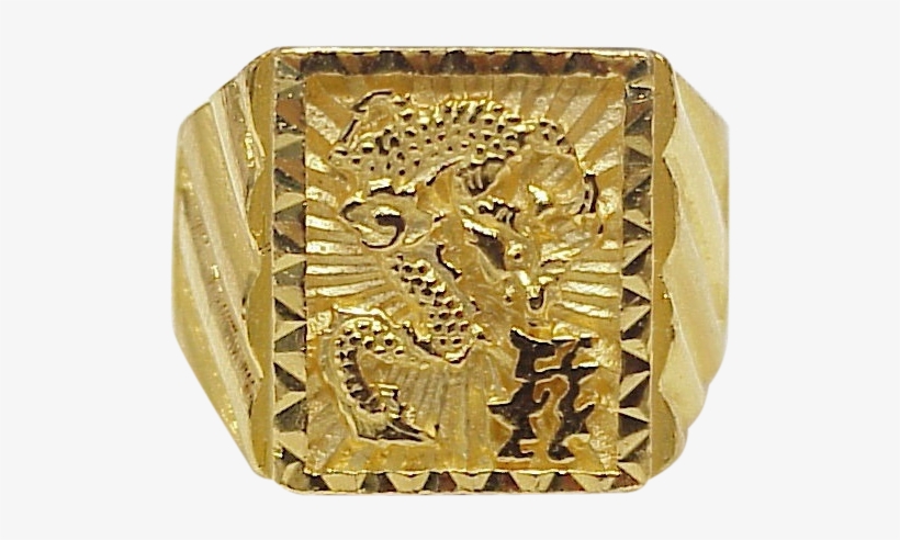Chinese Dragon Gold Rings, transparent png download