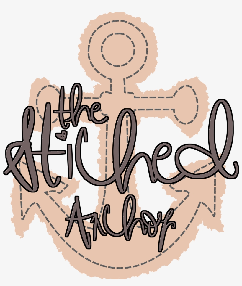Logo Design By Ericarobe For The Stitched Anchor - Calligraphy, transparent png download