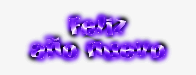 Letras De Feliz Año Nuevo - Feliz Año Nuevo Png Gif, transparent png download