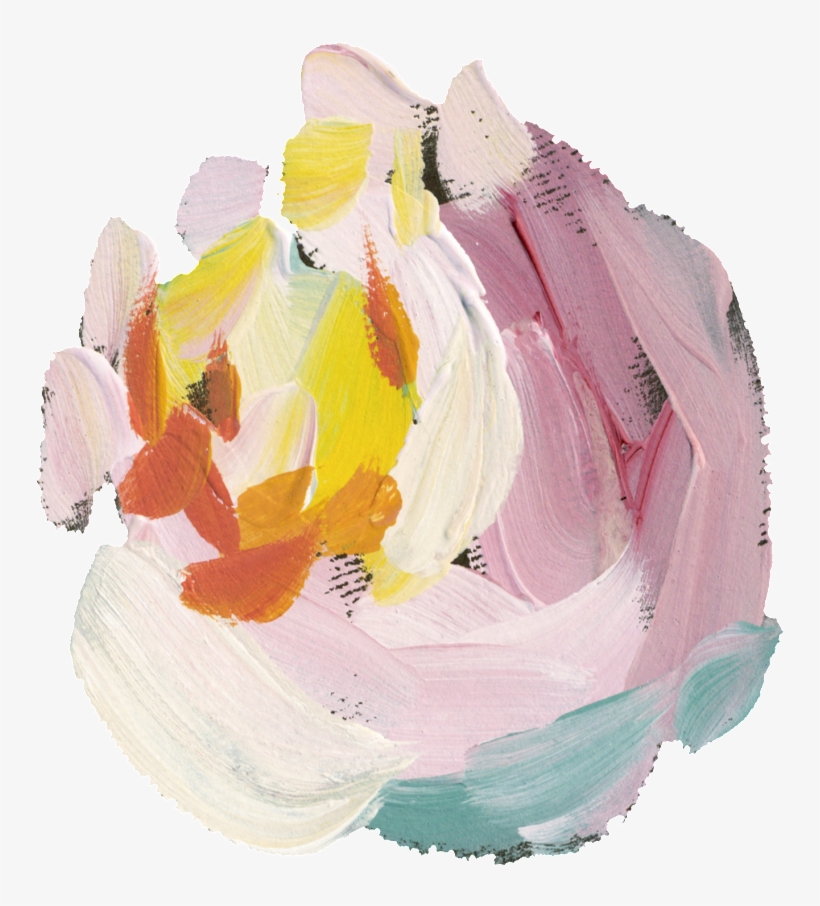 Hand Painted Color Oil Painting Png Transparent - Oil Painting, transparent png download