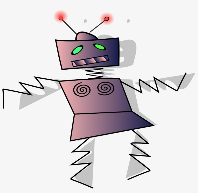 This Free Clipart Png Design Of Dancing Robot Clipart - Transparent Robot Clipart, transparent png download