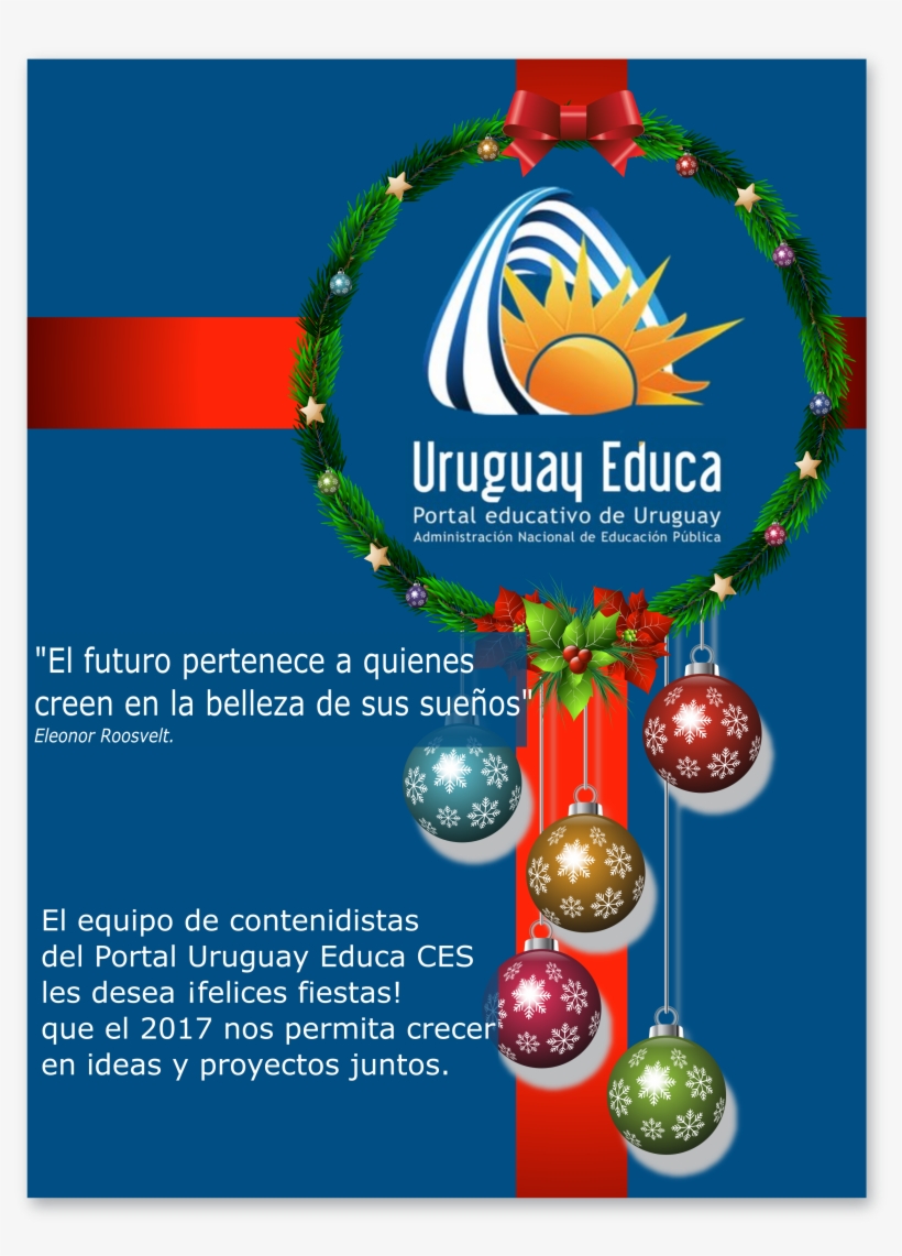 ¡felices Fiestas De Marolyn Regueiro - Uruguay Educa, transparent png download