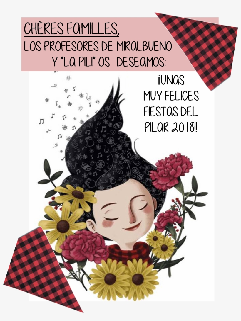 Felices Fiestas Del Pilar - Cartel Fiestas Del Pilar 2018, transparent png download
