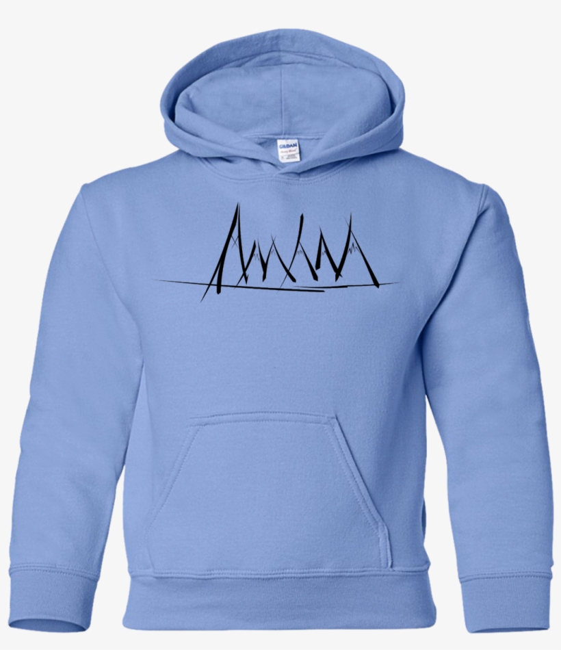 Mountain Brush Strokes Youth Hoodie - O'snap Funny St Patrick's Day - Shirt, transparent png download