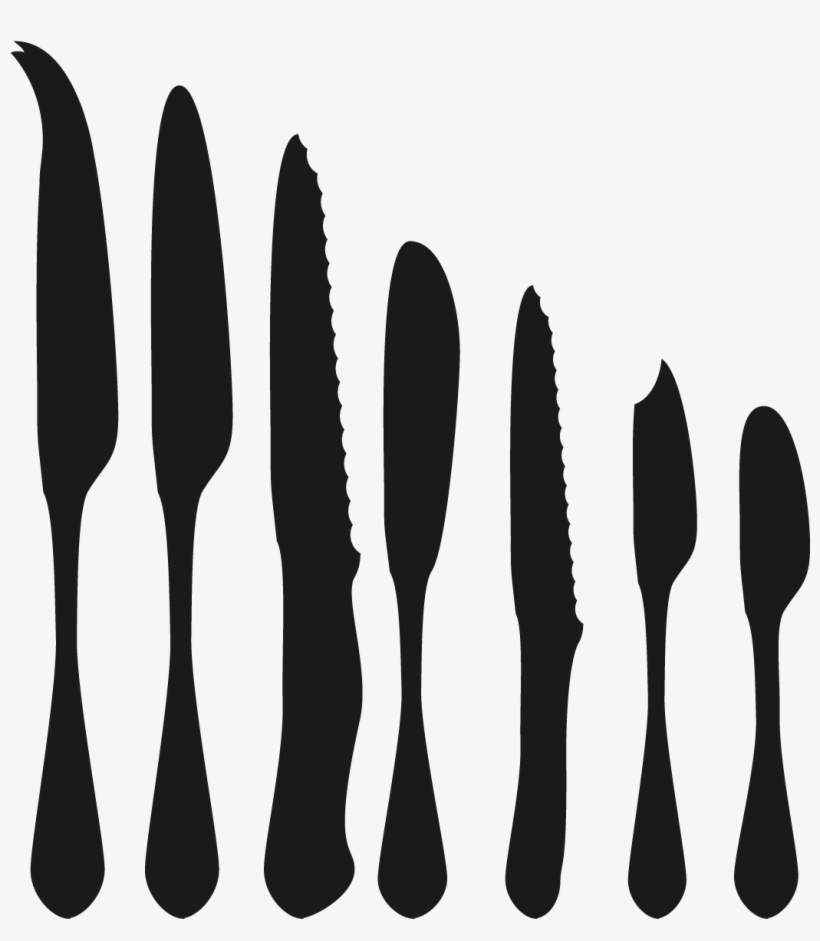 Cuchillos - Tipos De Cubiertos Cuchillos, transparent png download