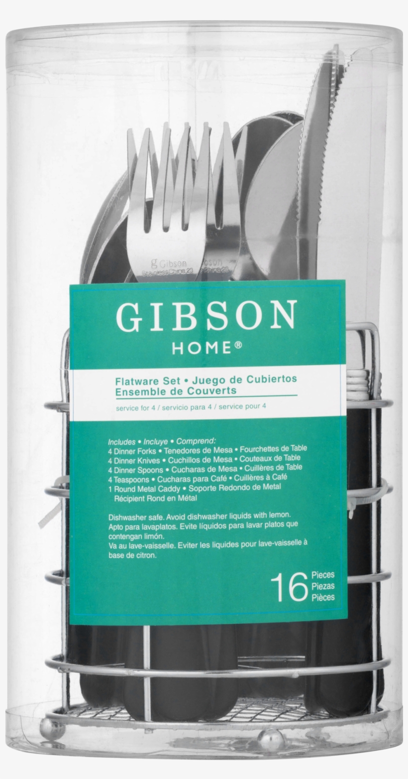 Gibson Home Sensations Ii 16-piece Flatware Set With - Paint Brush, transparent png download