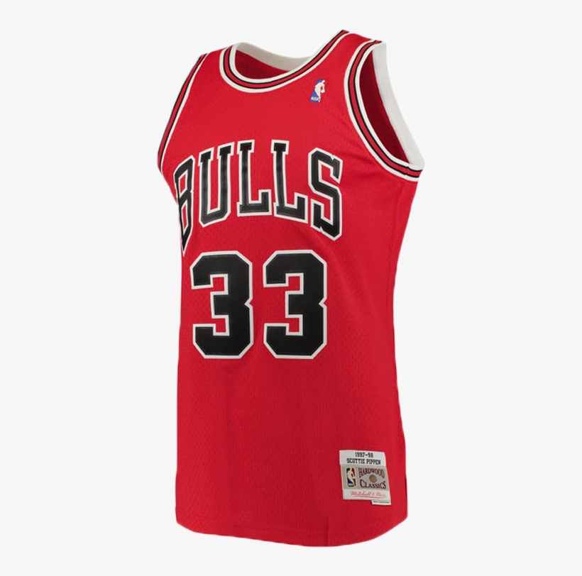 Chicago Bulls Scottie Pippen Red Swingman Jersey - Scottie Pippen Jersey, transparent png download