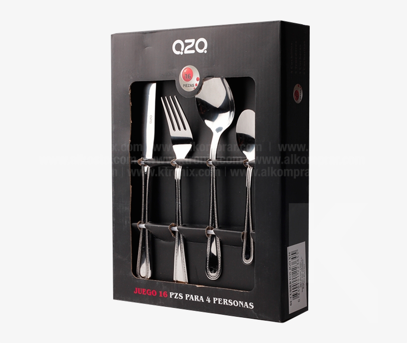 Cubiertos Juego X 16 Piezas - Knife, transparent png download