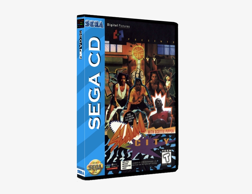 Slam City With Scottie Pippen - Slam City With Scottie Pippen (sega Cd)-, transparent png download