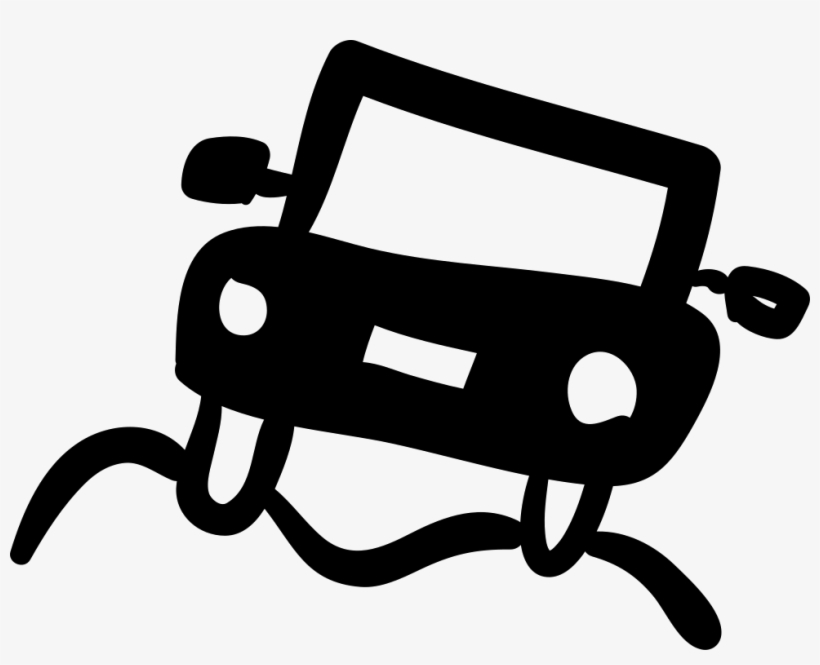 Jeep On Mountain Hand Drawn Transport Comments, transparent png download