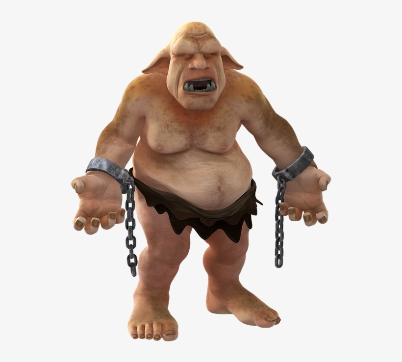 Troll, Kobold, Fantasy, Fairy Tales, Ears, Chains - Fantasy, transparent png download