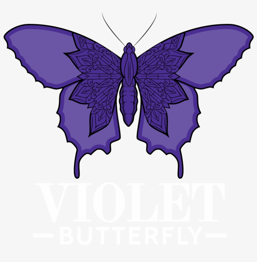 Alexa Martinez - Violet Butterfly, transparent png download