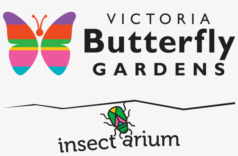 Butterfly Gardens Logo - Victoria Butterfly Gardens Logo, transparent png download